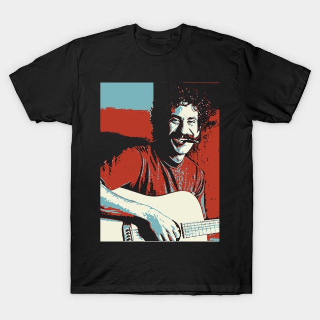 Jim Croce 2 T-Shirt by GreenRabbit